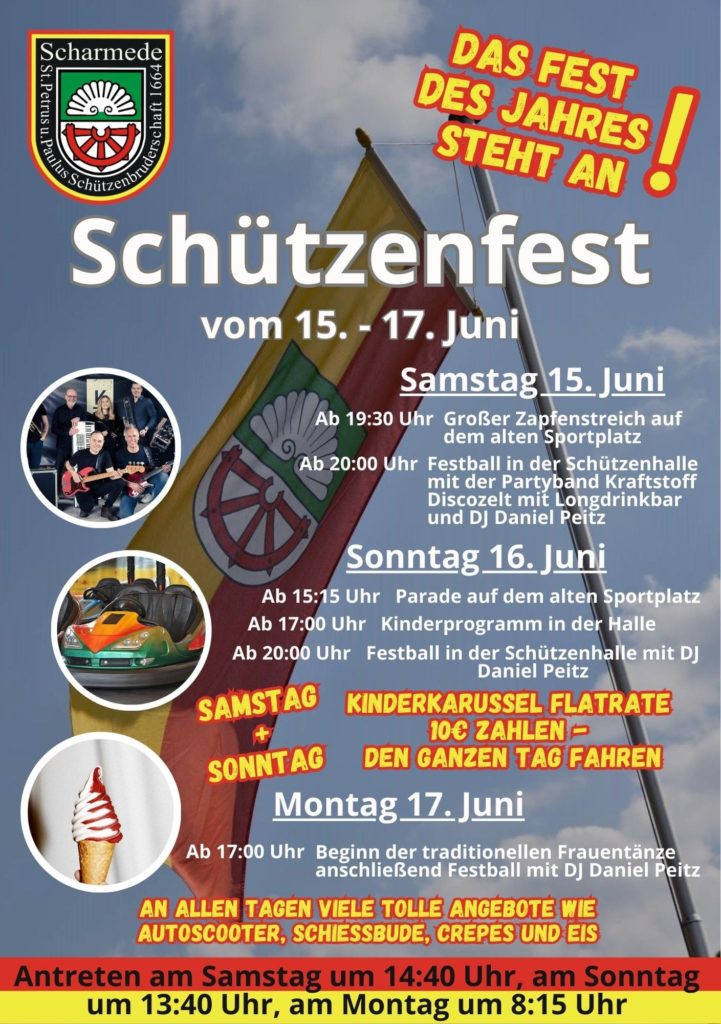 Plakat Schützenfest 2024